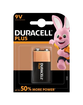 Duracell Plus 9V PP3 6LR61 Battery (1 Each)