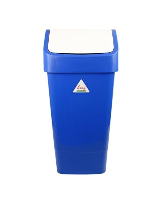 Lucy Swing Top Bin 50 Litre Blue (1 Each)