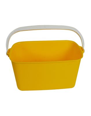 JanSan Oblong Bucket 9 Litre Yellow (1 Each)