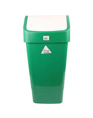 Lucy Swing Top Bin 50 Litre Green (1 Each)