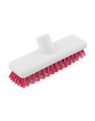 Deck Scrubber, RS, Red, Head Only, 23cm