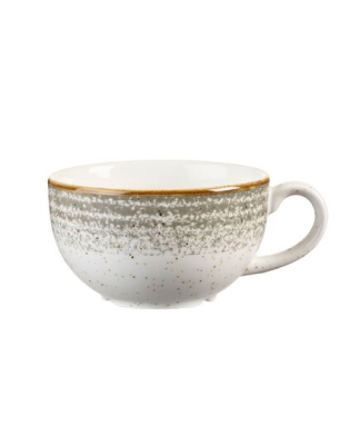 Cappuccino Cup, Churchill Stone Grey, 8oz (12)