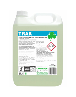 Clover 249 Trak Sanitiser Cleaner & Tannin,Remover (2 5 Litre)