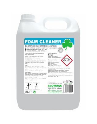 Clover Foam Cleaner Bactericidal (2 5 Litre)