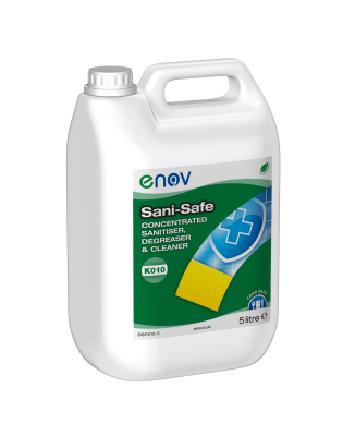 Enov K010 Sani-Safe Concentrated,Sanitiser, Degreaser & Cleaner (2 5 Litre)