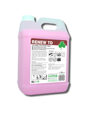 Clover 104 Renew TD Polymer Floor,Maintainer (2 5 Litre)