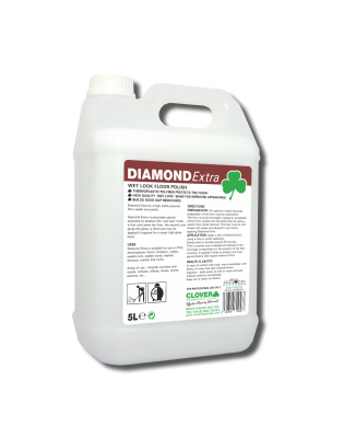 Clover 109 Diamond Extra Wet Look Floor,Polish (2 5 Litre)