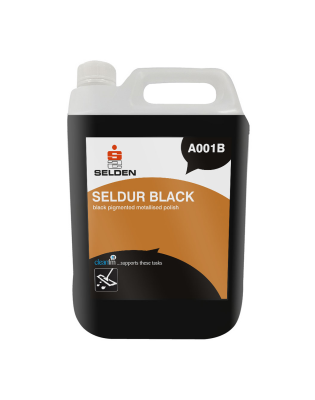 Selden A001B Floor Polish Seldur Black (2 5 Litre)