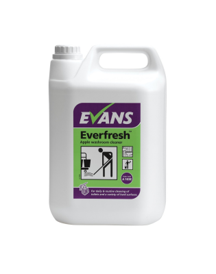 Evans Vanodine A103E Everfresh Apple,Toilet & Washroom Cleaner (2 5 Litre)