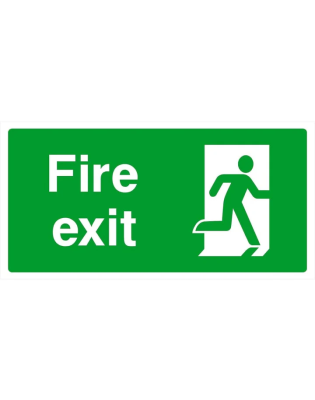 Sign, Fire Exit (400 x 200mm)