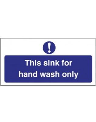 Sign, Hand Wash Only