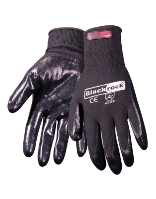 JanSan Super Grip Nitrile Gloves 10" (12 Pair)