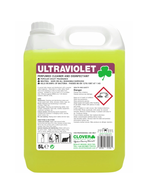 Clover 810 Ultraviolet Perfumed Cleaner,Disinfectant (2 5 Litre)