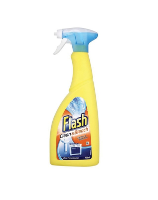 Flash Clean and Bleach Spray RTU 750ml (10 750 mL)