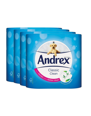 Andrex Classic Toilet Tissue White (36 Rolls)