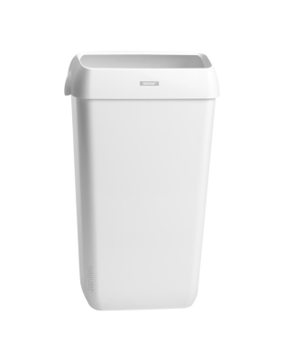 Katrin 91899 Inclusive Waste Bin With Lid,25 Litre White (2 Bins)