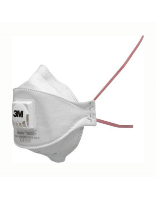 3M Aura Disposable FFP3 Valved,Respirator Mask (5 Masks)