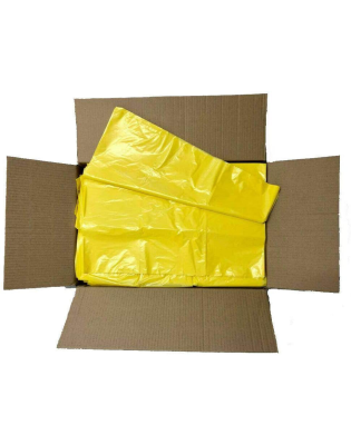 JanSan Classic 90L CHSA 15Kg Refuse Sack,Yellow (200 Sacks)