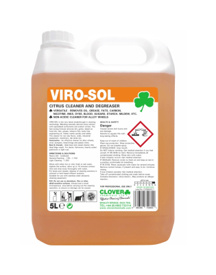 Clover 326 Viro-Sol Citrus Based Cleaner,Degreaser (2 5 Litre)