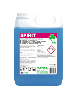 Clover 350 Spirit Fragrant Multi-Surface,Cleaner (2 5 Litre)