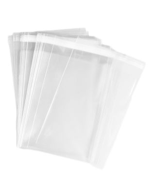 JanSan Polythene Bags Self Seal Lip 145 x,220mm Clear (5 1000)