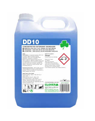 Clover 404 DD10 Concentrated Detergent,Degreaser (2 5 Litre)