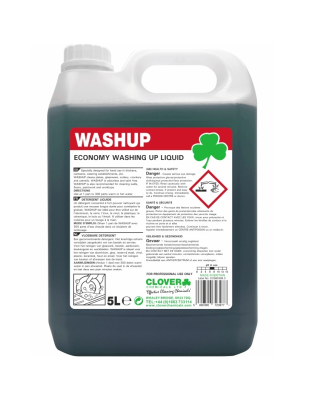 Clover 432 Wash Up Economy Washing Up,Liquid (2 5 Litre)