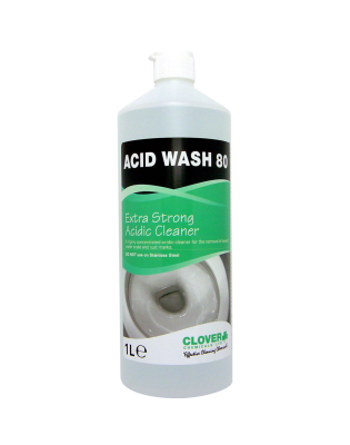 Clover 502 Acid Wash 80 Extra Strength,Acidic Cleaner RTU (12 1 Litre)