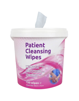 JanSan Patient Cleansing Wipes Bucket (150 Wipes)