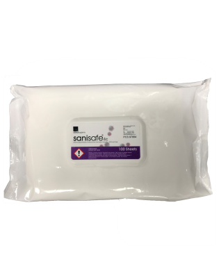 Sanisafe 4C Flowwrap Wet Wipes (12 100 Wipes)