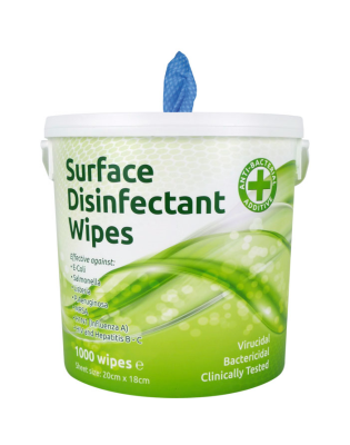 EcoTech Surface Disinfectant 1000 Wipes (1000 Wipes)