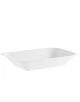 Chip Tray, Compostable, Bagasse, Medium (500)