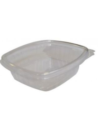 Deli Container, PLA, Hinged Lid, 8oz (300)