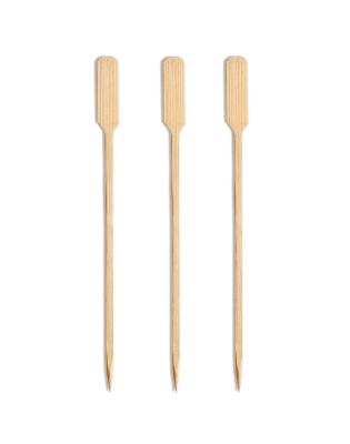 Bamboo Paddle Shaped Skewer 7" 180mm (1000 Skewers)