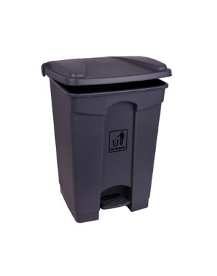 Bin, Pedal, Grey, 45L