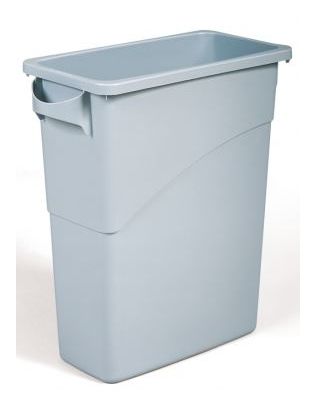 Bin, Slim Jim, Grey, 87L