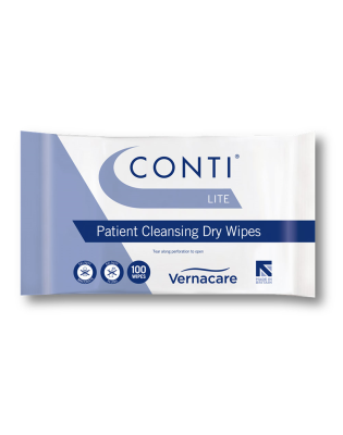 Conti Lite Patient Cleansing Dry Wipes,Large (32 100 Wipes)