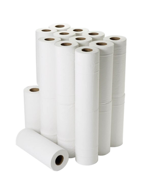 JanSan Hygiene Couch Rolls 10" White (24 Rolls)