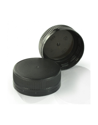 JanSan Juice Bottles 34mm Twin Seal,Tamper Evident Lid Black (2300 Lids)