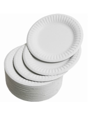 JanSan Paper Plates White 150mm (1000 Plates)