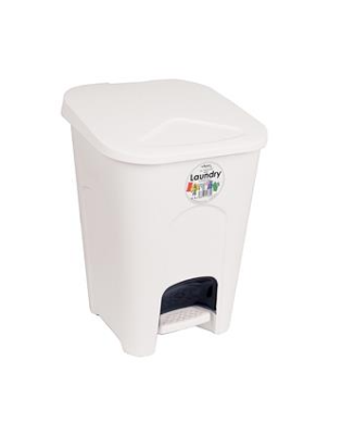 Pedal Bin, White, 16L