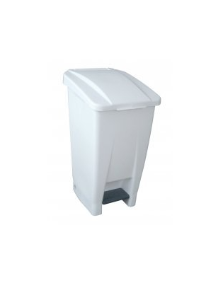 Pedal Bin, White, 60L