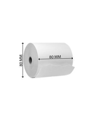 Printer Roll, Thermal, 80x80 (20)