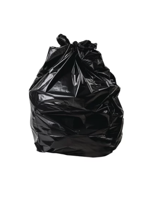 Refuse Sack, Black, 25L [BHSQBL] (500)