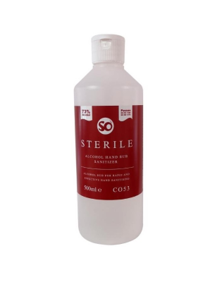 Selden C053 So Sterile Alcohol Hand,Sanitiser 500 mL (12 500 mL)