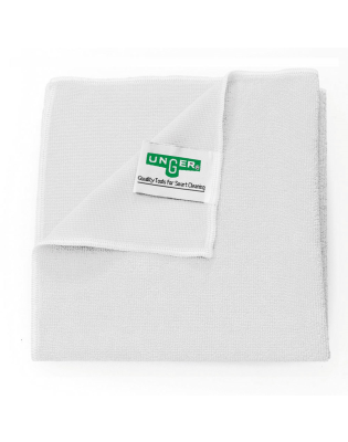 Unger White Microfibre Micro Wipe Cloth (10  Cloths)