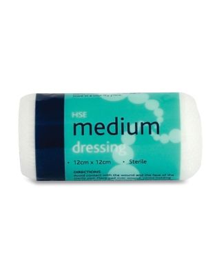 HSE First Aid Wound Dressing Medium (1 12)