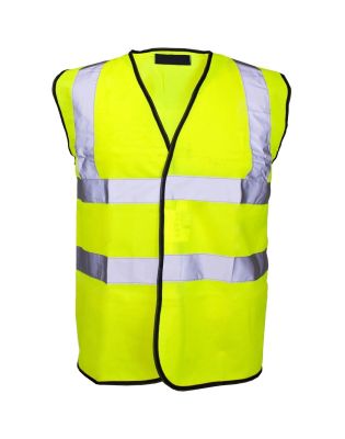 JanSan Vest High Visibility 2 Band,X Large (1 Each)