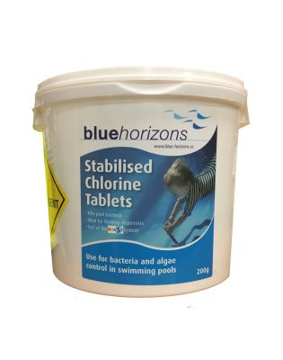 Blue Horizons Large Chlorine 200g Tablets,5kg (1 5 Kg)