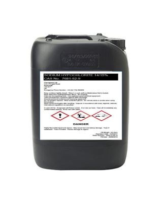 Liquid Chlorine Sodium Hypochlorite 15% (1 20 Litre)